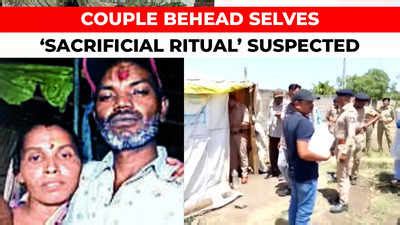 hemu and hansa|Gujarat: Rajkot couple behead selves using guillotine